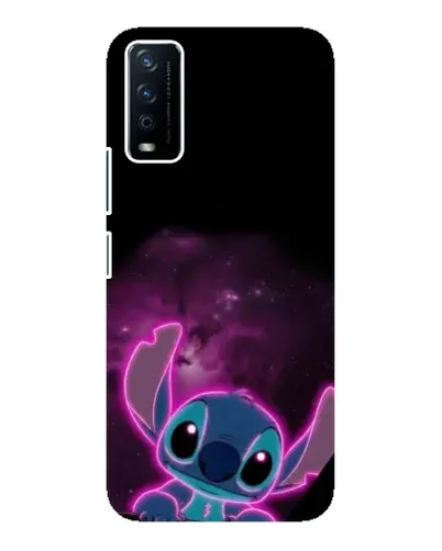 Чехол для Vivo Y12s с картинкой «Неоновый Stitch»