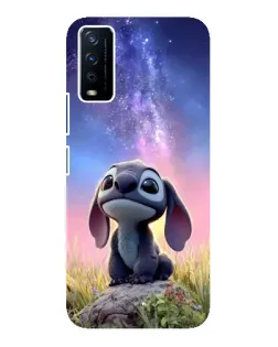 Чехол для Vivo Y12s с картинкой «Стич на рассвете»