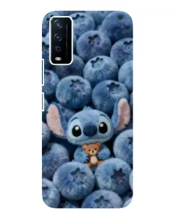 Чехол для Vivo Y12s с картинкой «Стич и голубика»