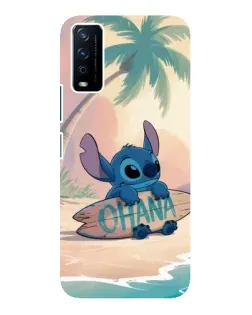 Чехол для Vivo Y12s с картинкой «Стич на серфе» Чехол для Vivo Y12s с картинкой «Стич на серфе»