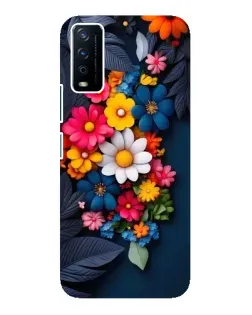 Чохол для Vivo Y12s з картинкою «Квіткова феєрія»