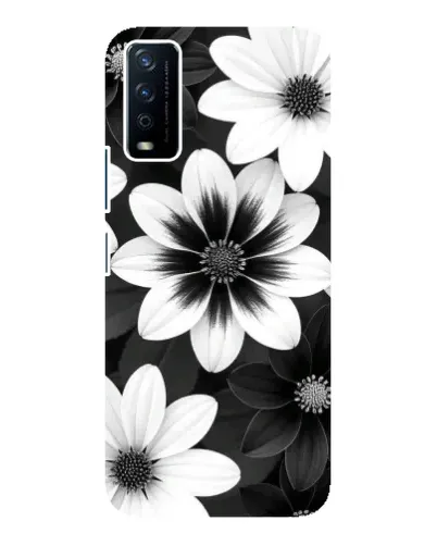 Чохол для Vivo Y12s з картинкою «Монохромні айстри» Чохол для Vivo Y12s з картинкою «Монохромні айстри»