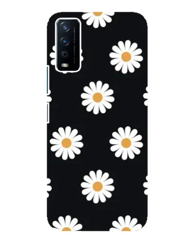 Чохол для Vivo Y12s з картинкою «Ромашки на чорному» Чохол для Vivo Y12s з картинкою «Ромашки на чорному»