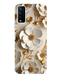 Чохол для Vivo Y12s з картинкою «Білі паперові квіти»