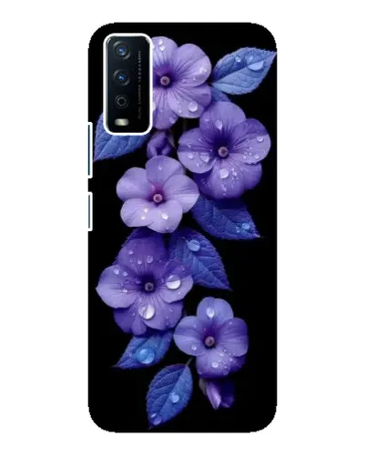 Чохол для Vivo Y12s з картинкою «Фіолетові квіти з росою» Чохол для Vivo Y12s з картинкою «Фіолетові квіти з росою»