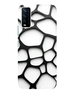 Чохол для Vivo Y12s з картинкою «Біла об'ємна сітка» Чохол для Vivo Y12s з картинкою «Біла об'ємна сітка»
