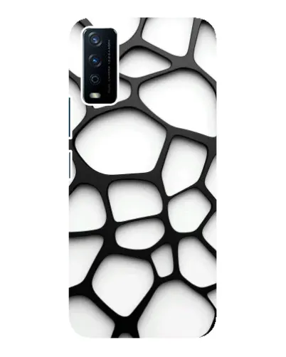 Чохол для Vivo Y12s з картинкою «Біла об'ємна сітка» Чохол для Vivo Y12s з картинкою «Біла об'ємна сітка»