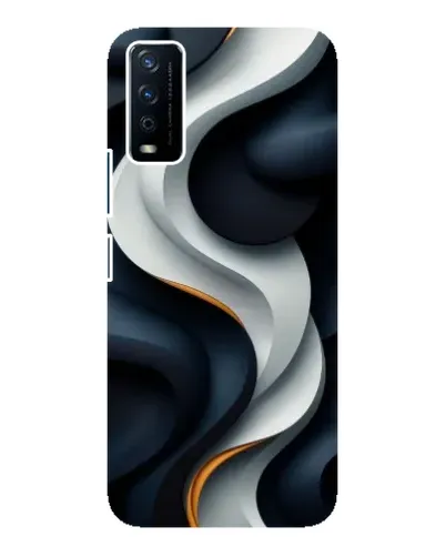 Чохол для Vivo Y12s з картинкою «Об'ємні чорно-білі стрічки» Чохол для Vivo Y12s з картинкою «Об'ємні чорно-білі стрічки»