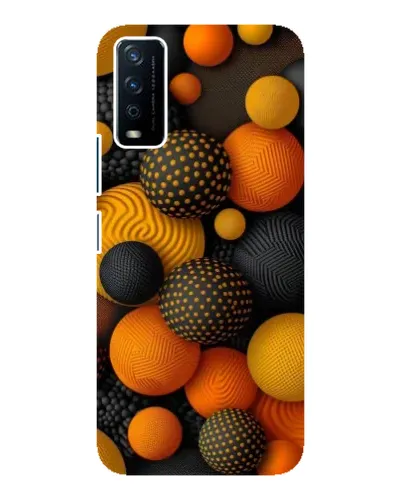 Чохол для Vivo Y12s з картинкою «Об'ємні помаранчеві сфери» Чохол для Vivo Y12s з картинкою «Об'ємні помаранчеві сфери»