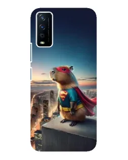 Чехол для Vivo Y12s с картинкой «Капи-мен супергерой» Чехол для Vivo Y12s с картинкой «Капи-мен супергерой»