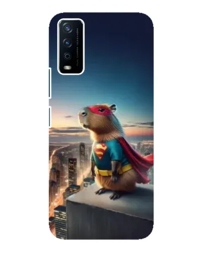 Чехол для Vivo Y12s с картинкой «Капи-мен супергерой»