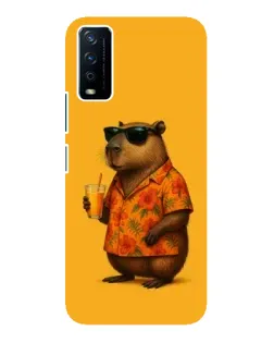 Чехол для Vivo Y12s с картинкой «Капибара на отдыхе» Чехол для Vivo Y12s с картинкой «Капибара на отдыхе»