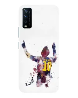Чехол для Vivo Y12s с картинкой «Акварельный Месси Барселона» Чехол для Vivo Y12s с картинкой «Акварельный Месси Барселона»