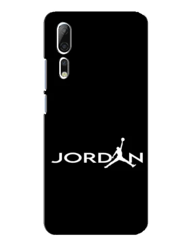 Чехол для ZTE Axon 10 Pro с картинкой «Jordan White Logo»