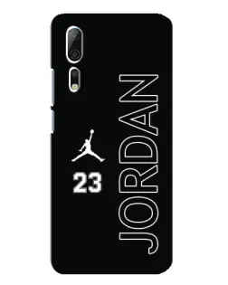Чехол для ZTE Axon 10 Pro с картинкой «Jordan Vertical»
