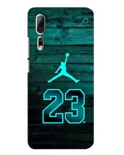 Чехол для ZTE Axon 10 Pro с картинкой «Jordan Cyan 23»