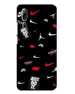 Чехол для ZTE Axon 10 Pro с картинкой «Nike Mix Pattern»