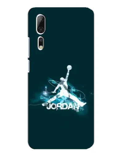 Чехол для ZTE Axon 10 Pro с картинкой «Jordan Blue Fire»