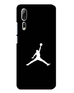 Чехол для ZTE Axon 10 Pro с картинкой «Jordan Silhouette»