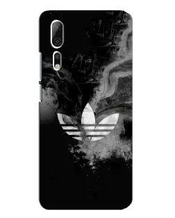 Чохол для ZTE Axon 10 Pro з картинкою «Абстрактний дим Adidas»