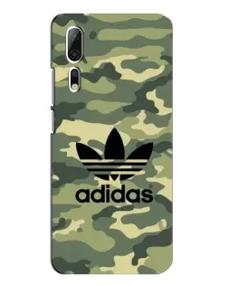 Чохол для ZTE Axon 10 Pro з картинкою «Мілітарі стиль Adidas»