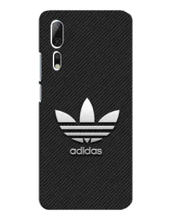 Чохол для ZTE Axon 10 Pro з картинкою «Adidas Карбонова текстура»