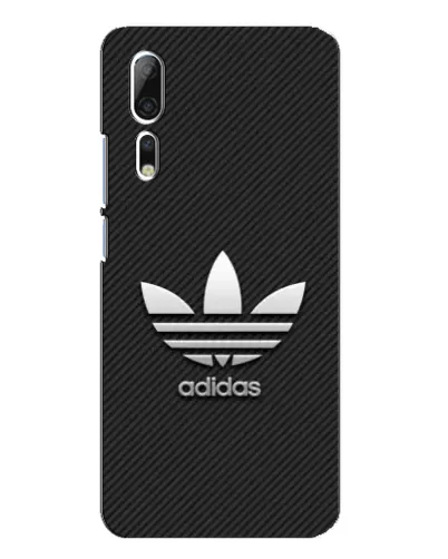 Чохол для ZTE Axon 10 Pro з картинкою «Adidas Карбонова текстура»