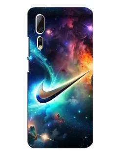 Чохол для ZTE Axon 10 Pro з картинкою «Космічний Nike Swoosh»