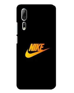 Чохол для ZTE Axon 10 Pro з картинкою «Золотий логотип Nike»