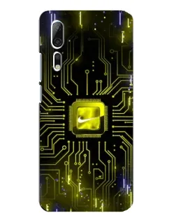 Чохол для ZTE Axon 10 Pro з картинкою «Nike — золота іскра»