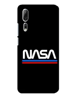 Чехол для ZTE Axon 10 Pro с картинкой «NASA — классика Red Blue» Чехол для ZTE Axon 10 Pro с картинкой «NASA — классика Red Blue»