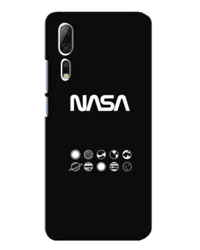 Чехол для ZTE Axon 10 Pro с картинкой «NASA — технический принт» Чехол для ZTE Axon 10 Pro с картинкой «NASA — технический принт»