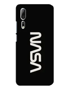 Чехол для ZTE Axon 10 Pro с картинкой «NASA — вертикальный логотип»