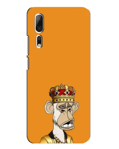 Чехол для ZTE Axon 10 Pro с картинкой «Золотая обезьяна Bored Ape»