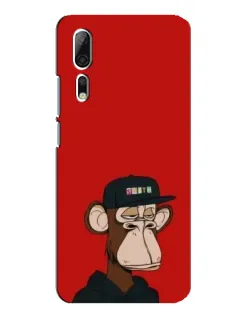 Чехол для ZTE Axon 10 Pro с картинкой «Bored Ape — красный фон» Чехол для ZTE Axon 10 Pro с картинкой «Bored Ape — красный фон»