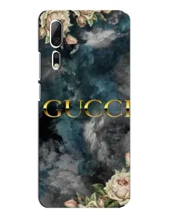 Чехол для ZTE Axon 10 Pro с картинкой «Абстрактные цветы Gucci»
