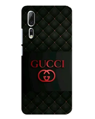 Чехол для ZTE Axon 10 Pro с картинкой «Gucci — стеганый черный»