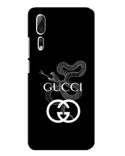 Чехол для ZTE Axon 10 Pro с картинкой «Gucci — серебряная змея»