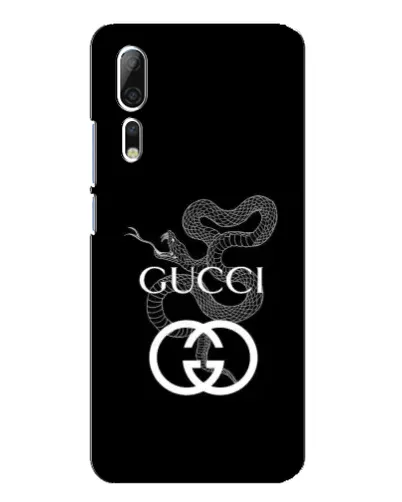 Чехол для ZTE Axon 10 Pro с картинкой «Gucci — серебряная змея»