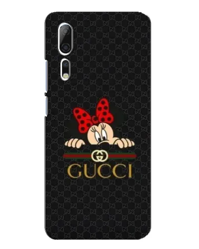Чехол для ZTE Axon 10 Pro с картинкой «Минни Маус Gucci — черный»
