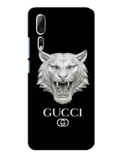 Чохол для ZTE Axon 10 Pro з картинкою «Gucci — срібний лев»