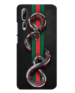 Чохол для ZTE Axon 10 Pro з картинкою «Gucci — змія на смузі»