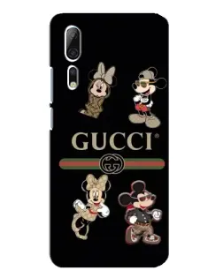 Чохол для ZTE Axon 10 Pro з картинкою «Gucci — герої Disney та монограма»