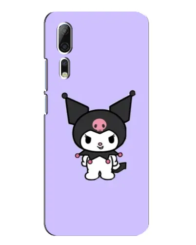 Чехол для ZTE Axon 10 Pro с картинкой «Kuromi — нежный фиолетовый»