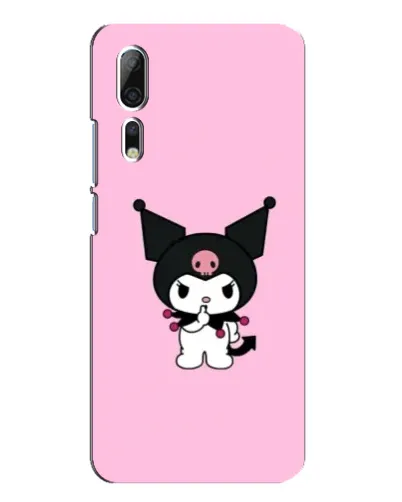 Чехол для ZTE Axon 10 Pro с картинкой «Kuromi — розовая нежность»