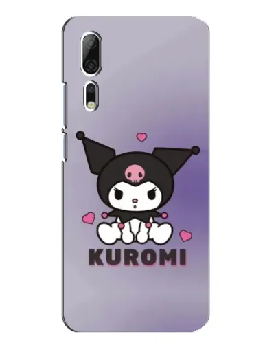 Чехол для ZTE Axon 10 Pro с картинкой «Kuromi — фиолетовый арт»