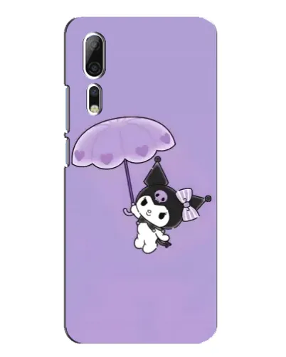 Чехол для ZTE Axon 10 Pro с картинкой «Kuromi с зонтиком»