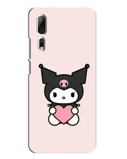 Чехол для ZTE Axon 10 Pro с картинкой «Kuromi и сердце» Чехол для ZTE Axon 10 Pro с картинкой «Kuromi и сердце»