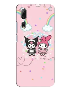 Чехол для ZTE Axon 10 Pro с картинкой «My Melody и Kuromi» Чехол для ZTE Axon 10 Pro с картинкой «My Melody и Kuromi»