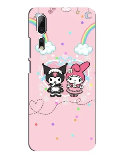 Чехол для ZTE Axon 10 Pro с картинкой «My Melody и Kuromi»